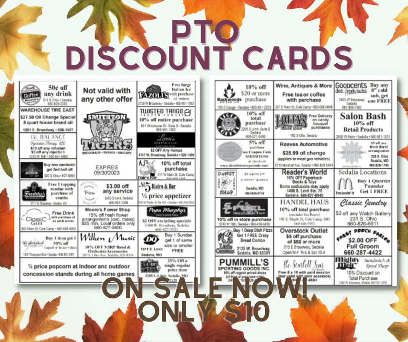 PTO Discount Cards ON SALE NOW!