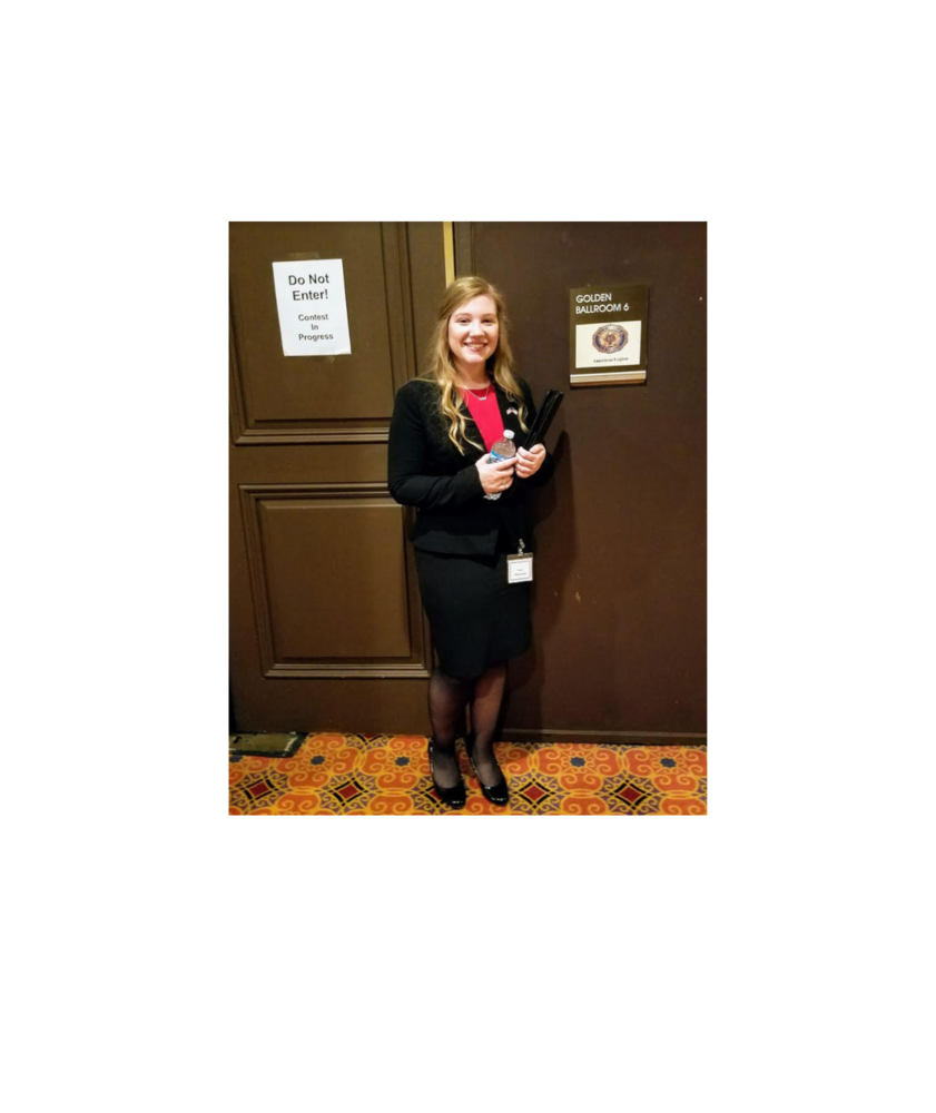 Marissa Gertz and The National American Legion Oratorical Competition