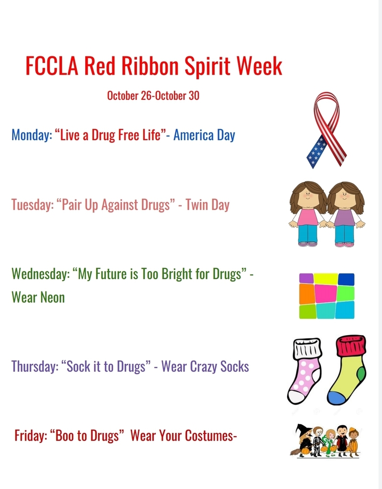 FCCLA Red Ribbon Spirit Week 