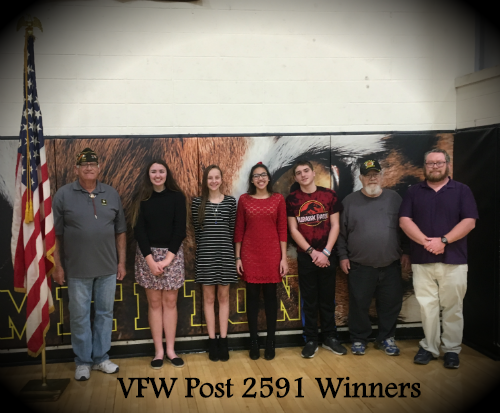 VFW Post 2591 Announces Winners!