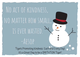 Tigers Promoting Kindness Each and Every Day!