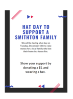 PreK-12 Hat Day to Support a Smithton Family